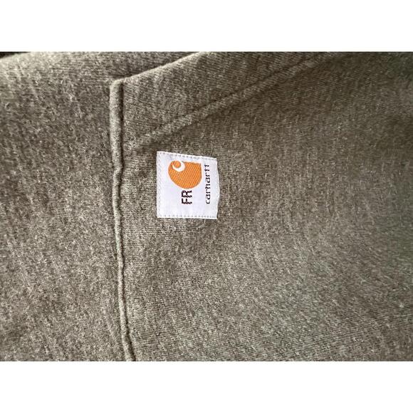 Carhartt FR Olive Green Mens Hoodie - XL - Picture 3 of 8
